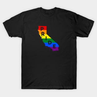 California LGBT Rainbow Pride T-Shirt